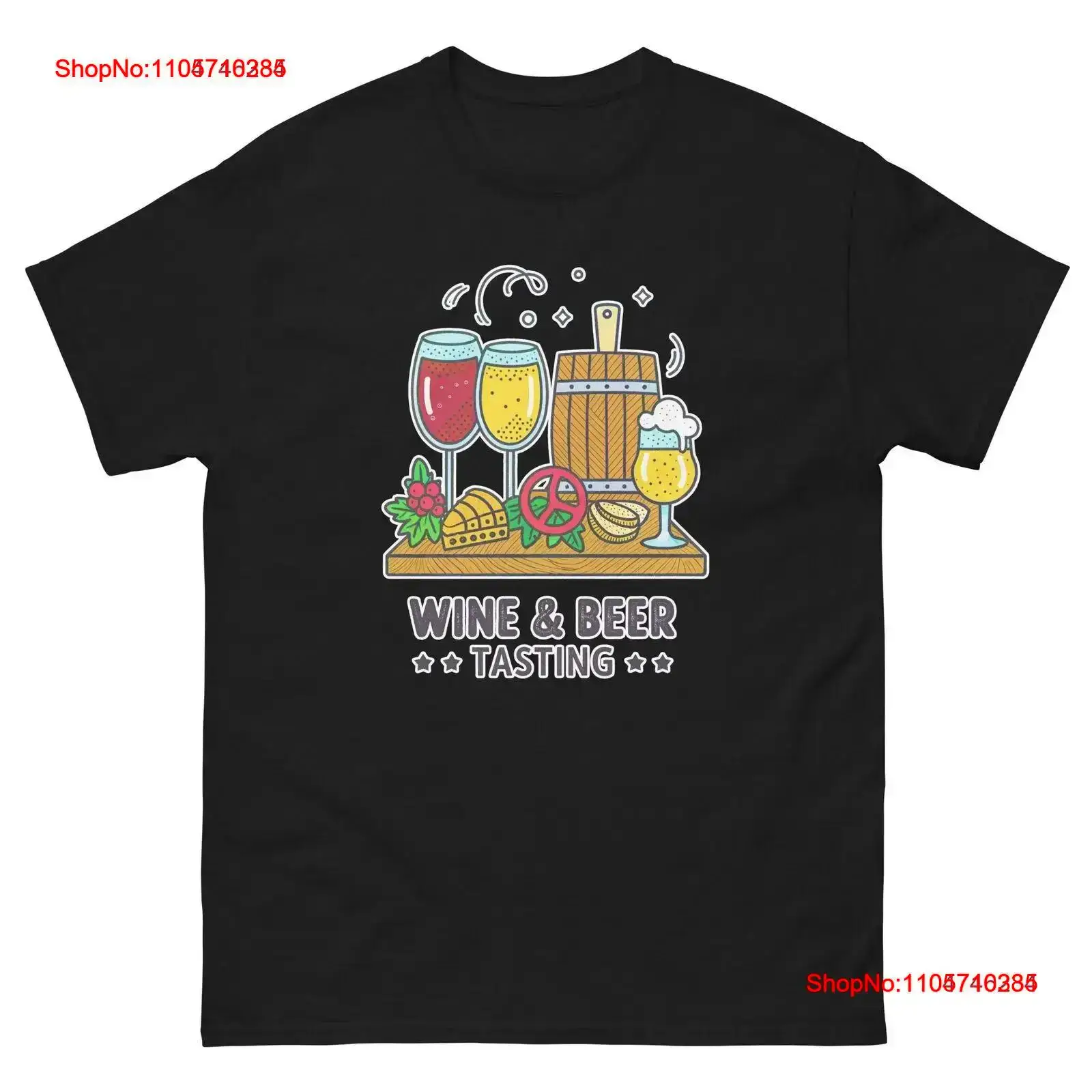 Wine Beer Tasting - Футболка для дегустации вина и пива,