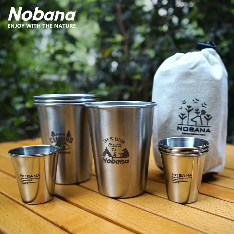 Beer Flight Set - Набор уличных чашек из нержавеющей стали
