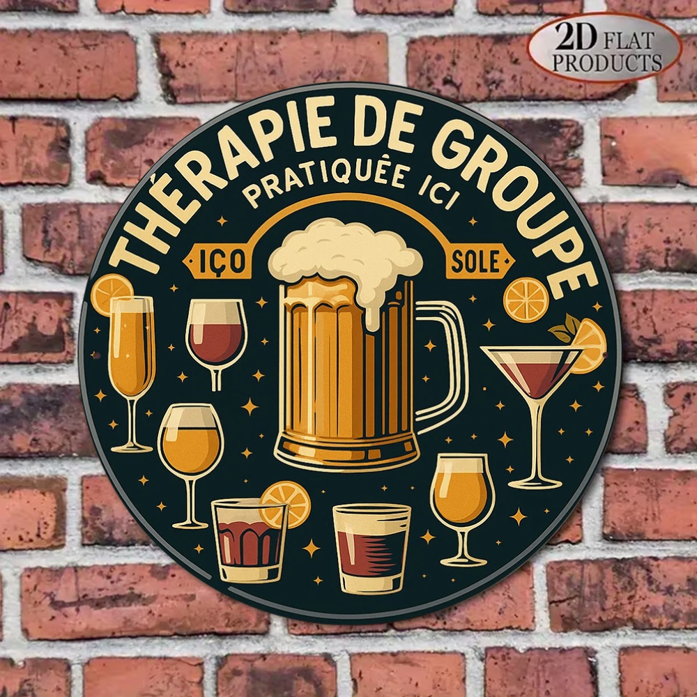 2D Плоская круглая винтажная м – обзор и цена Beer And Wine Quote