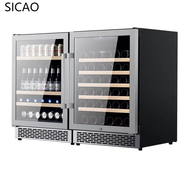 Двухдверный винный холодильник – обзор и цена Wine Beer Dual Zone