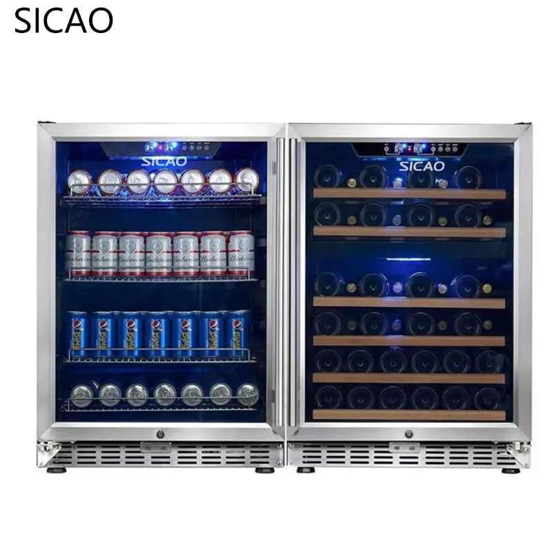 Двухдверный винный холодильник – обзор и цена Wine Beer Dual Zone