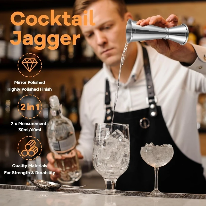 Нержавеющая сталь 30/60 мл шей – обзор и цена Spirit Measure Jigger