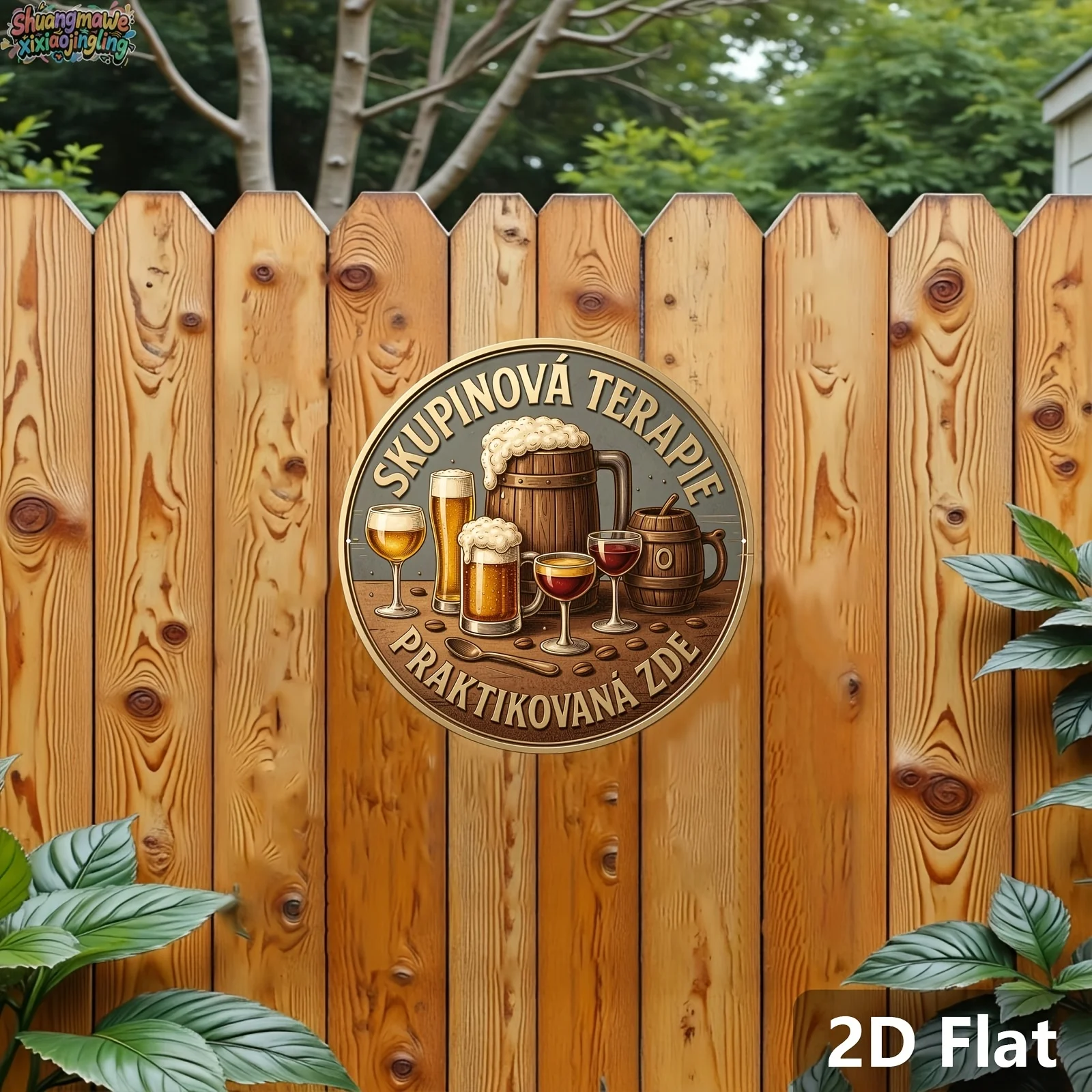 Деревянные 2D-таблички с юмори – обзор и цена Beer And Wine Quote