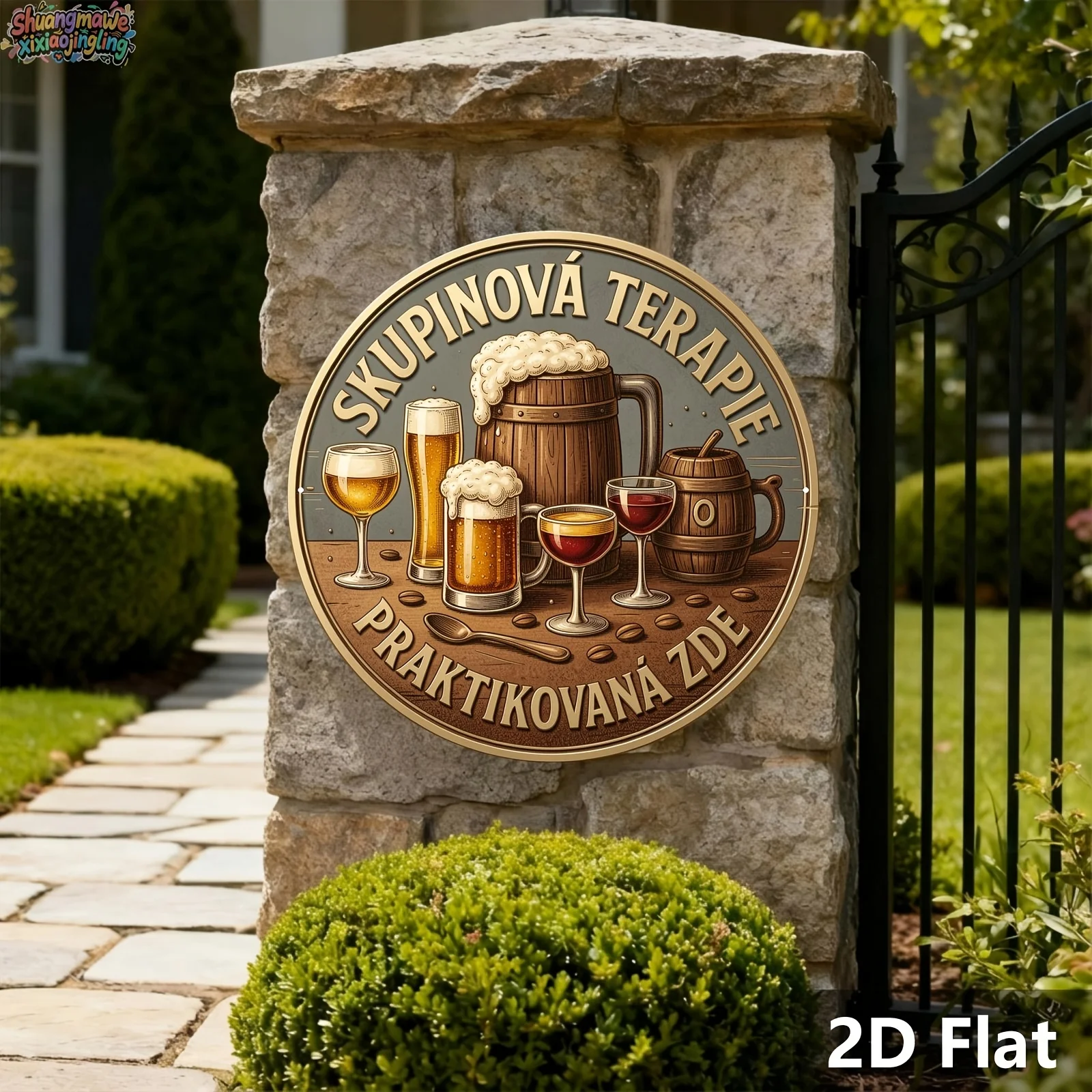 Деревянные 2D-таблички с юмори – обзор и цена Beer And Wine Quote