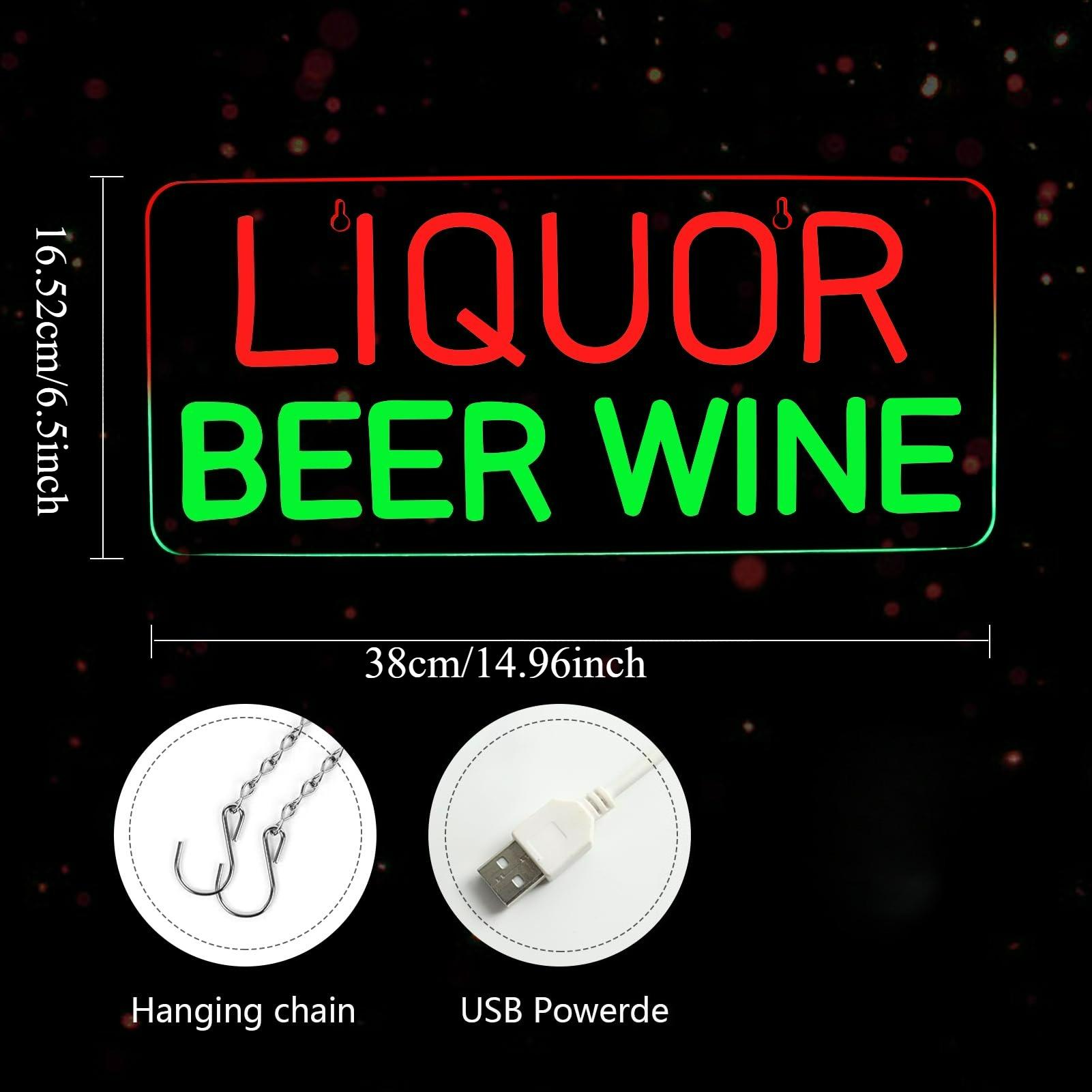 Неоновые вывески для декора ст – обзор и цена Wine Beer Liquor Store